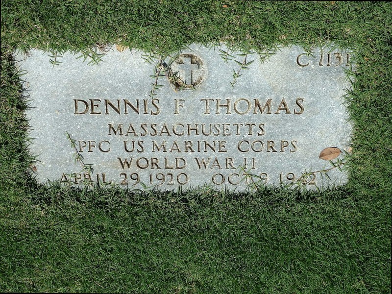 PFC Dennis Francis Thomas Grave