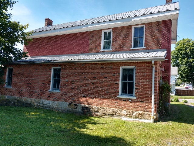 Rear of house (view from south to north)