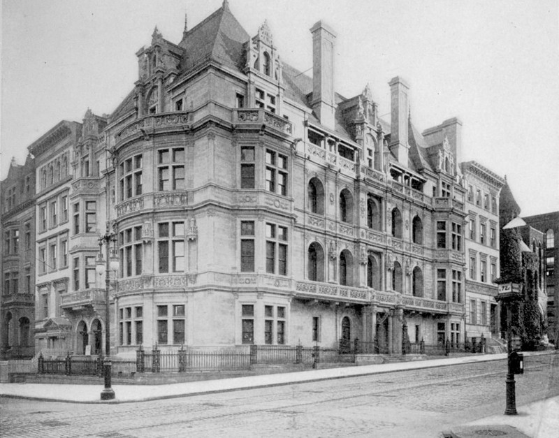 The Waldo mansion at roughly the time of its completion