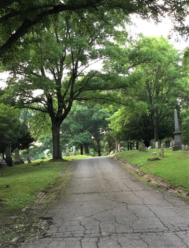 Mount Rose cemetery, driving north.