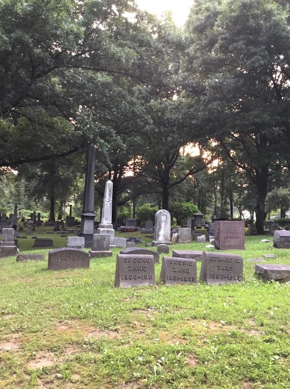 Mount Rose cemetery monuments and stones.