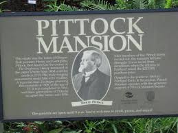 Pittock Mansion Historic Marker 