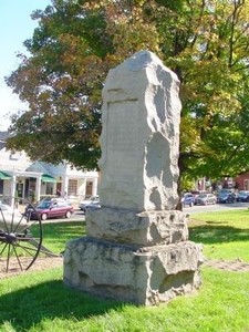 The Marr Monument was erected in front of the Courthouse in Fairfax in 1904 to commemorate Marr's sacrifice for the Confederate cause. On each side of the monument sits a howitzer facing North to emphasize his Southern allegiance.