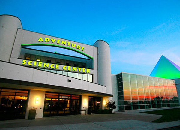 In 2008, the Space Chase exhibit gallery and the new Sudekum Planetarium opened to the public. Credit: Adventure Science Center