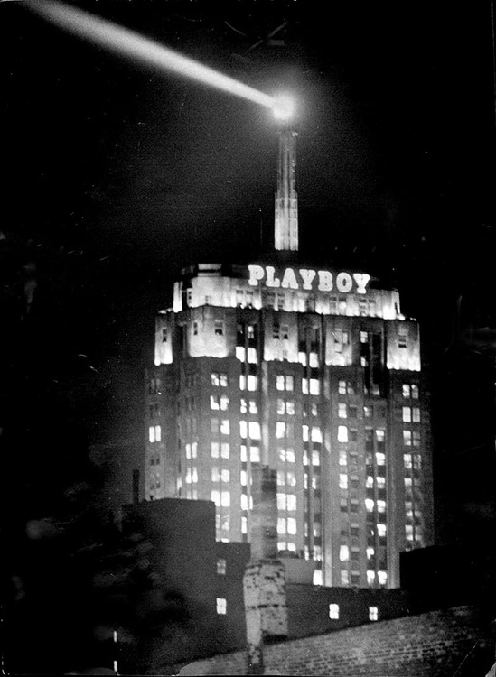 Playboy Building and the Lindbergh Beacon, 1969
