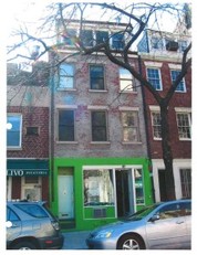 The 190-year old building was demolished in 2012. Photo from Greenwich Village Society for Historic Preservation