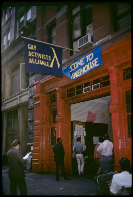 GAA Firehouse, 1971. Photo by Diana Davies. Courtesy of the New York Public Library.