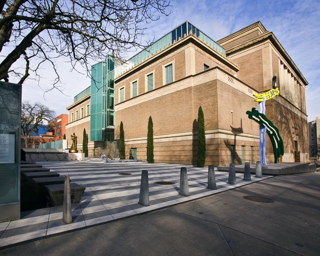 Established in 1892, the Portland Art Museum is the oldest museum in the Pacific Northwest. This building, the former masonic temple the museum bought in 1992, is listed on the National Register of Historic Places.