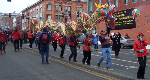 Each year, the Mai Wah Society sponsors a Chinese Lunar New Year’s parade.