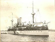 The USS Maine as completed in 1895