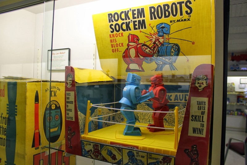 The Rock'em Sock'em Robots game by Marx.