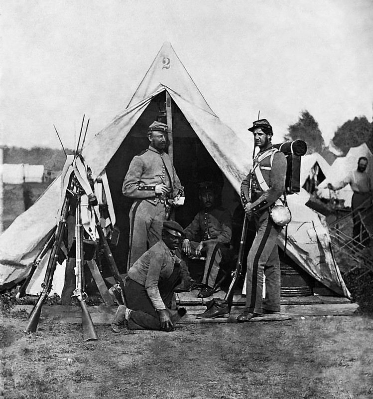 The 7th Infantry in New York during the Civil War.