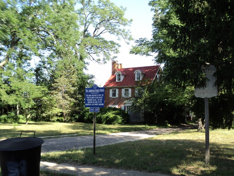 Jonathan Haines House, built in 1760 with an addition in 1820