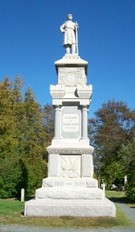 The Eden's Sons Statue of the Civil War Memorial.