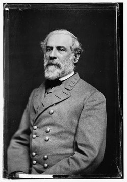 Confederate General Robert E. Lee who lead his Army of Northern Virginia to victory at Manassas and Ox Hill and invaded Maryland.