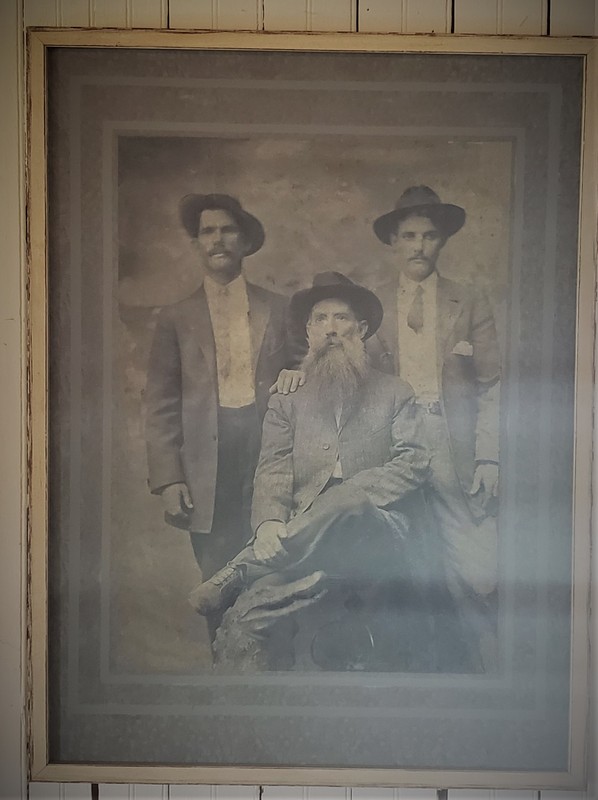 Thomas Oesterreicher and sons Jacob (l) and Clarence (r)