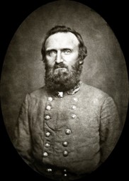 A portrait of General Thomas "Stonewall" Jackson who was critical in the Confederate victory at Manassas.