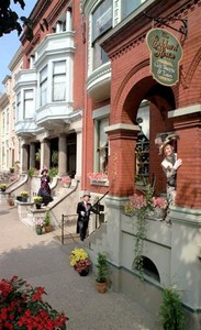 The Eckhart House, located in "Victorian Old Town"