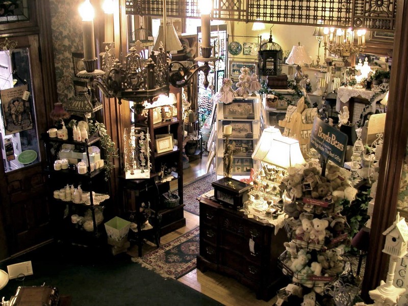 Inside the gift shop.