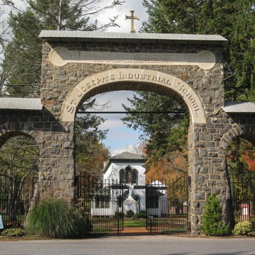 Archway leading to the St. Joseph's Industrial School