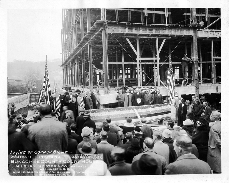 1927 public celbration of the laying of the cornerstone