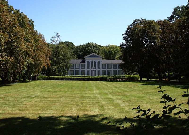 The Austin House, looking majestic from far off.