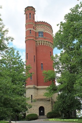 The Eden Park Standpipe has stood silent sentinel at this spot since 1894.