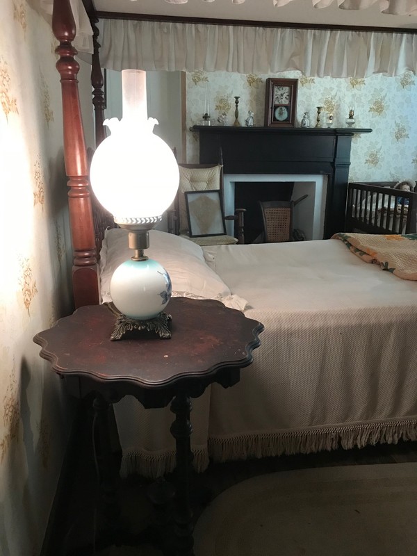 Bedside table which sat by John C. Calhoun on his deathbed