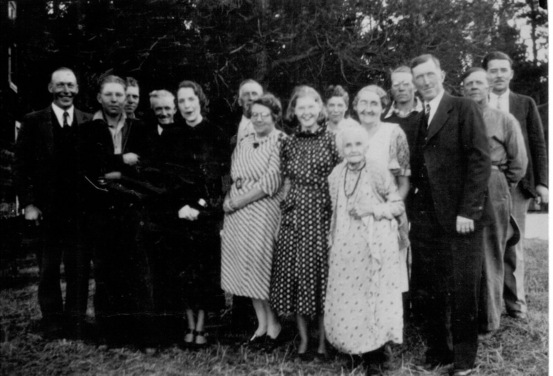 "Happy Days on Bill’s Ranch” This photo features members of the Thomas, Giberson and Mogee families enjoying a summer afternoon in Bill’s Ranch.