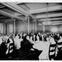A photo of the Knight of Columbus Banquet held at the hotel. 