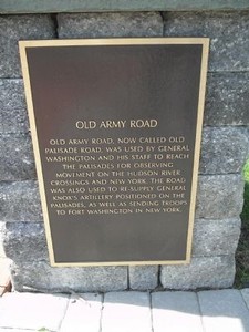 Photograph of the Old Army Road Historical Marker.