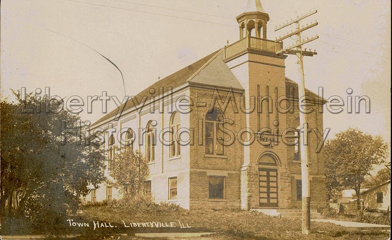 Libertyville Town Hall, early 1900s