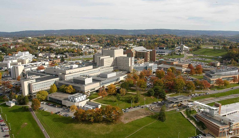 The Health Sciences Library supports a variety of health programs at WVU along with staff and researchers at WVU Hospitals. Photo courtesy of WVU.