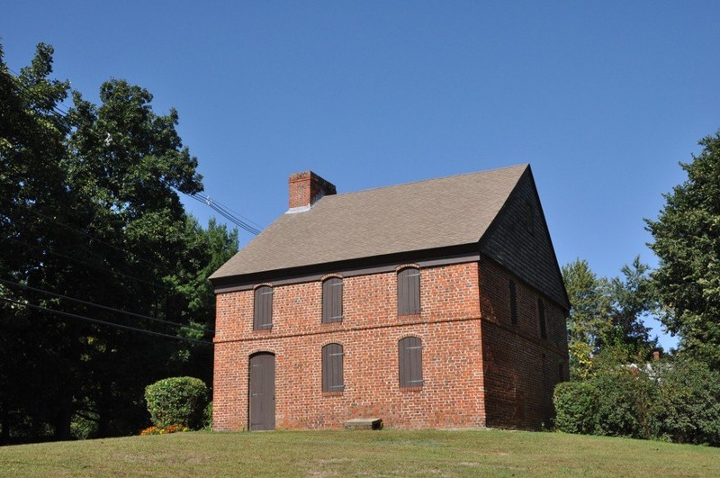 The Dustin House was built around 1698 and is one of the few surviving homes from the First Period.