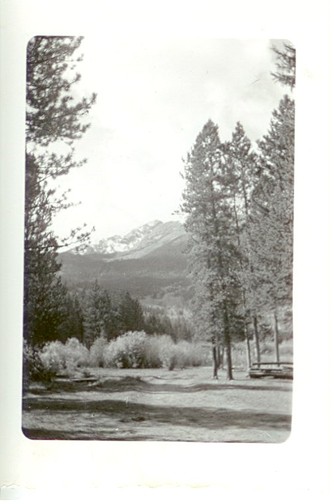 Landscape photo of Peak One as seen from Bill's Ranch.