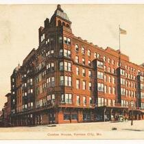 A postcard featuring the Coates House Hotel in its prime.