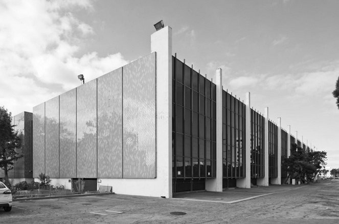 The vacant general offices building in 2016