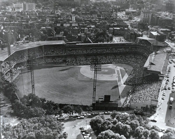 Forbes Field, one of the first all steel and concrete ballparks of its kind. The structure was to make the park stand longer and be more durable.