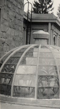 Image 6, View of dome with original stained glass