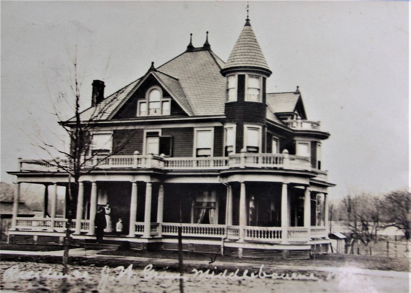 Ca. 1910 view of the J.W. Grim house