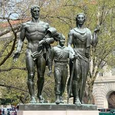 The Memorial Statues
Each statue represents an important aspect in the development of a Scout into an adult.