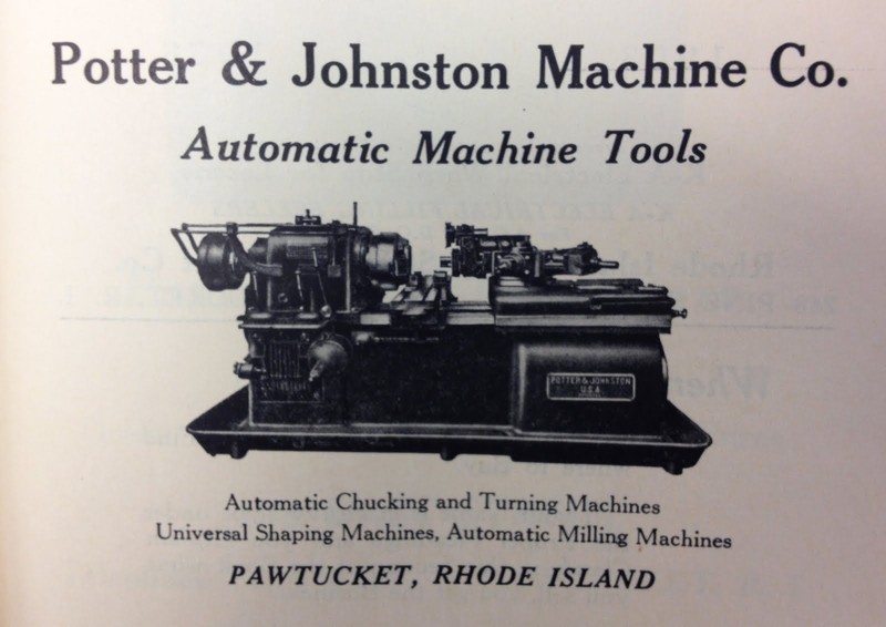 A brochure from Mr. Potter's original company, demonstrating that work truly does come before play.