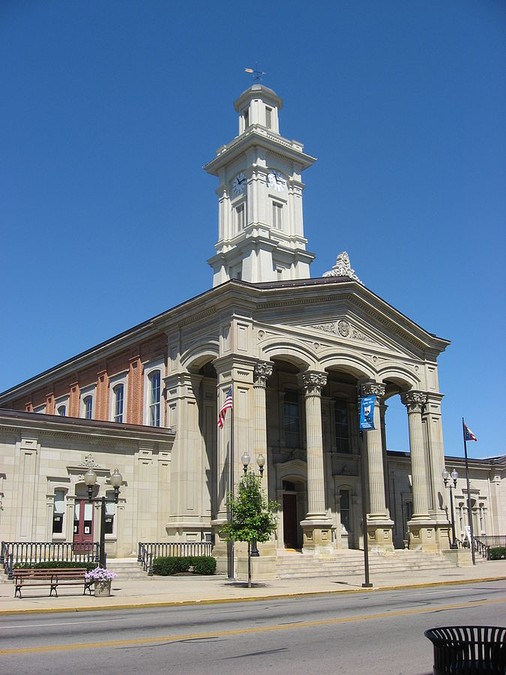 The Ross County Courthouse that was built in place of the statehouse.