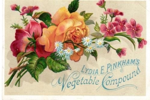 Victorian advertising card (image from Pinterest)