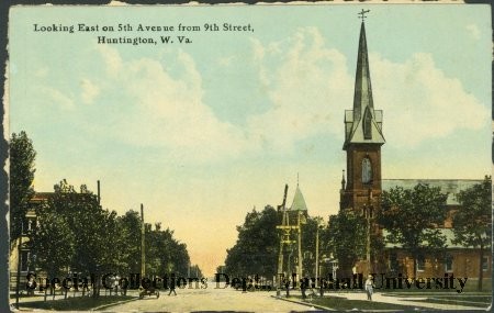 View of the First Congregational Church, circa 1910