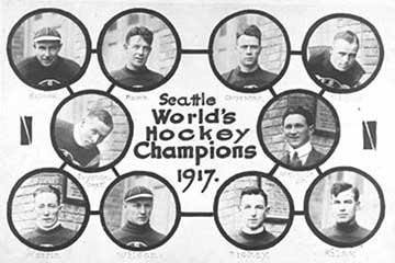 1917 Seattle Metropolitans Hockey Team - Stanley Cup Winners