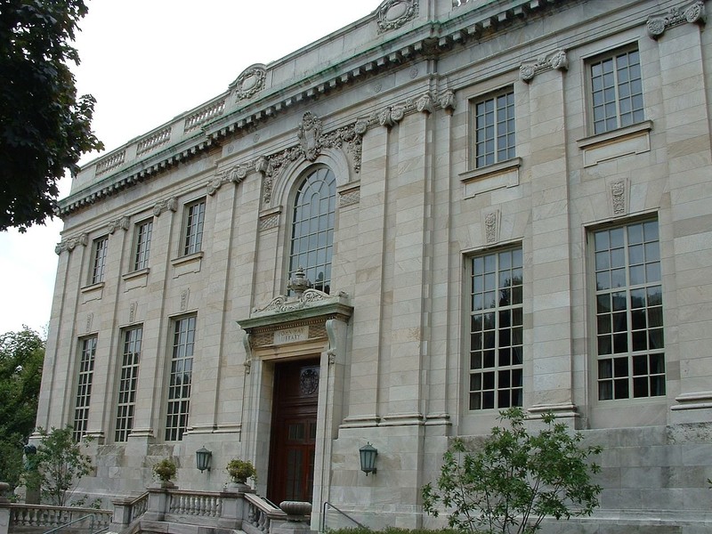 The John Hay library, built in 1910.