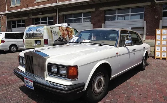 The 1989 Rolls Royce Silver Spur is one of over 40 cars in the museum's collection.