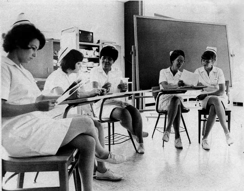 Nursing class, 1972.  EKU Photo Collection.