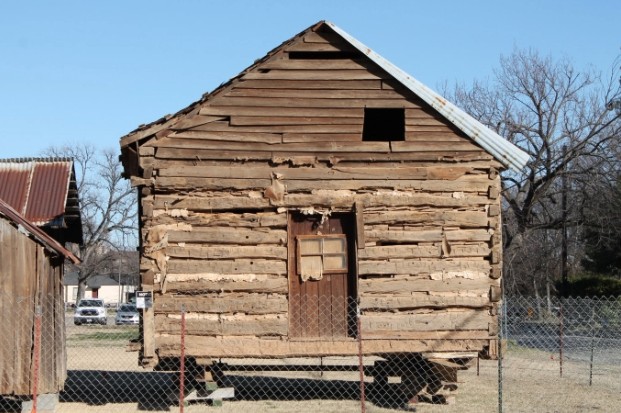 The Taylor Cabin before restoration